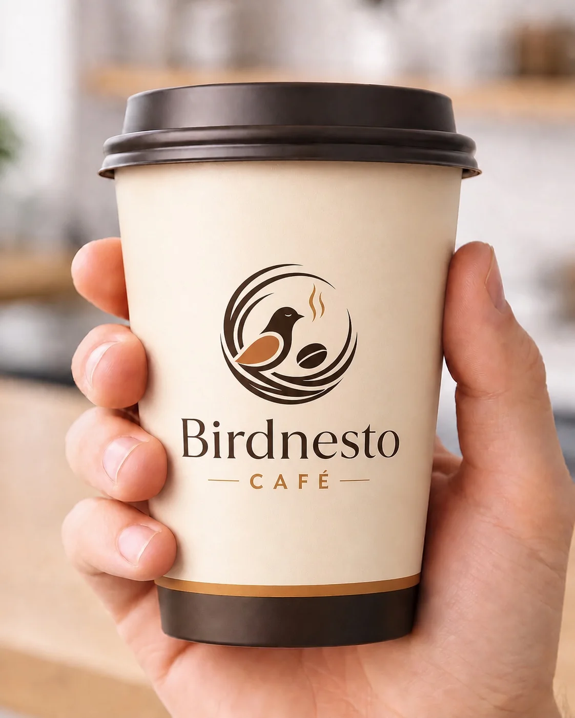 Birdnesto cup mockup