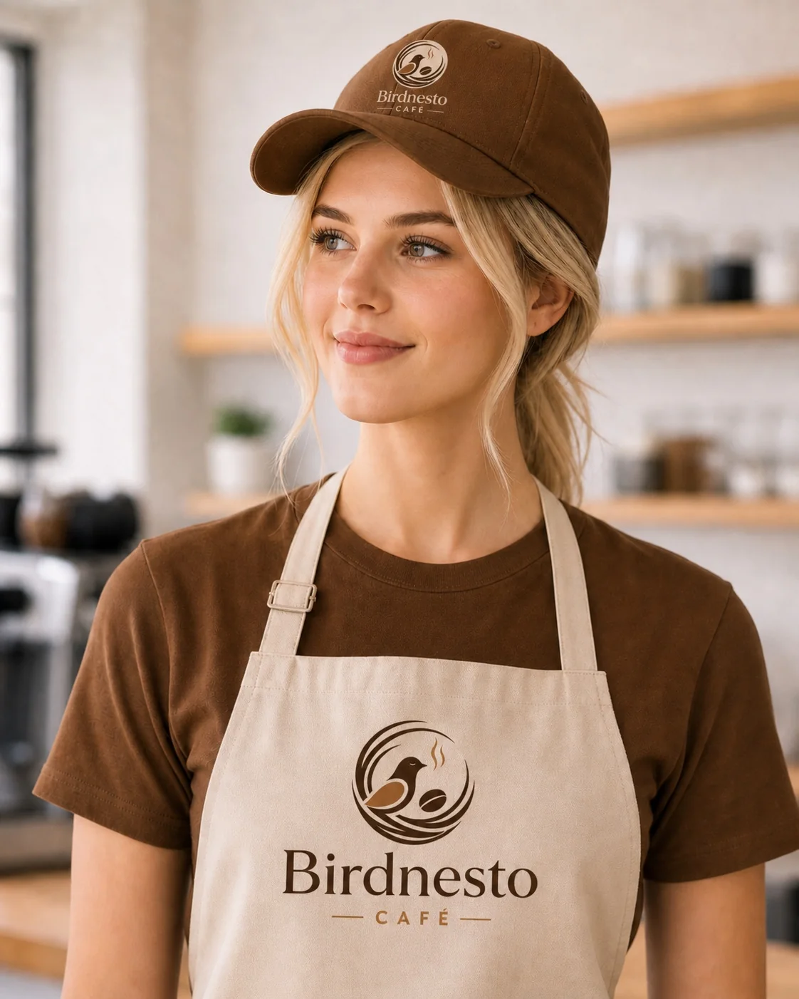 Birdnesto staff uniform mockup
