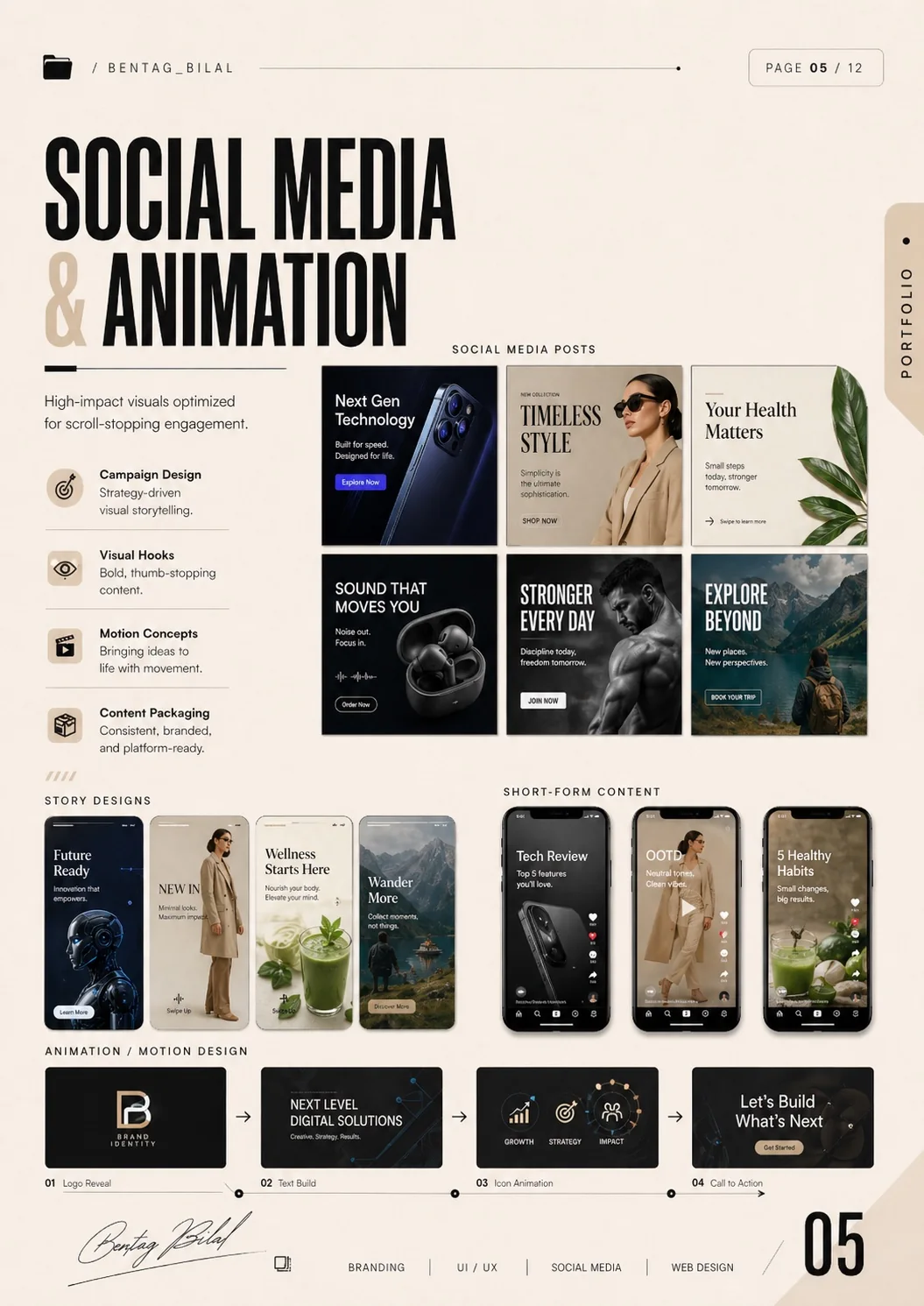 Social media and animation